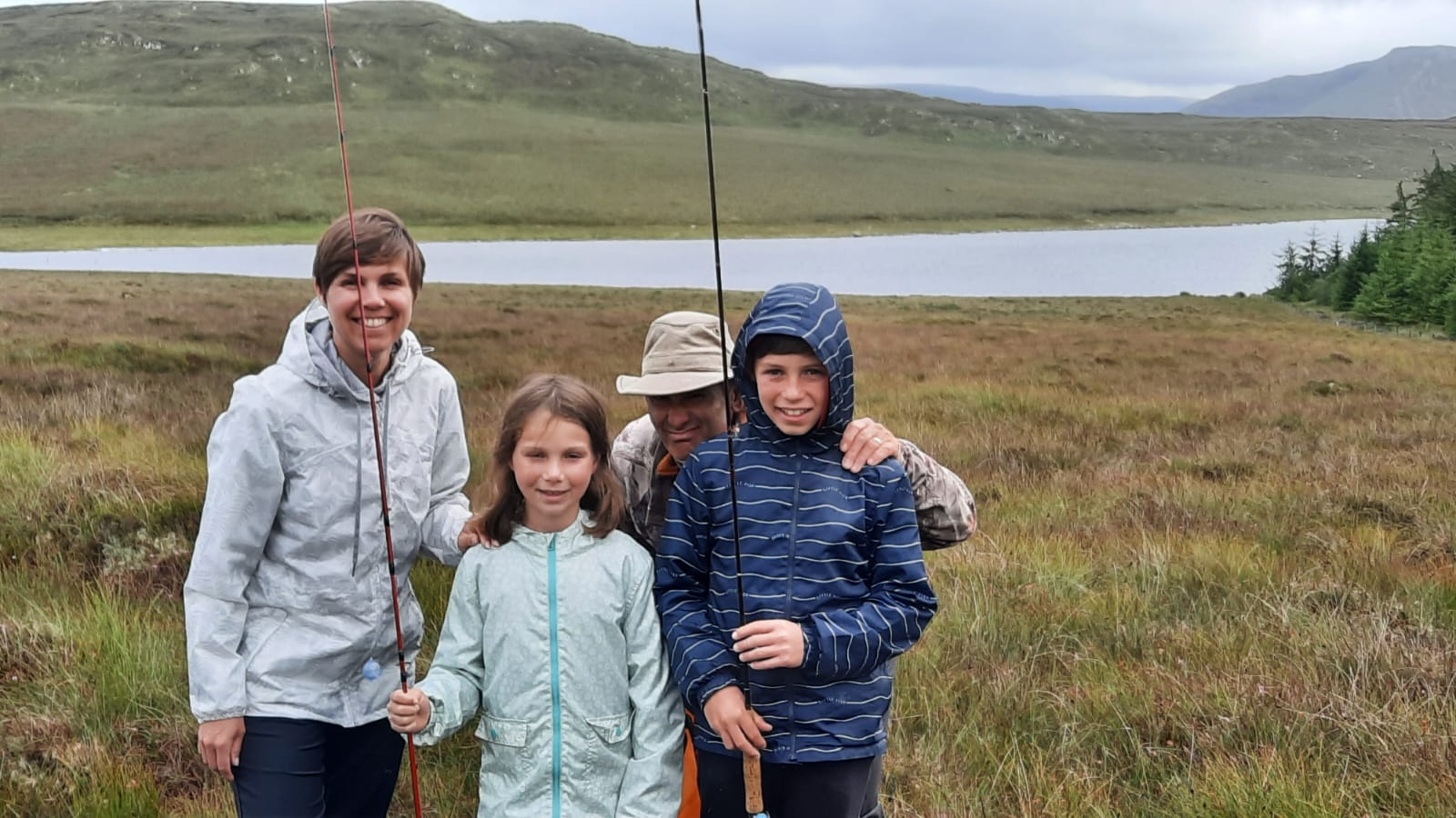 Pêche en Irlande avec des enfants