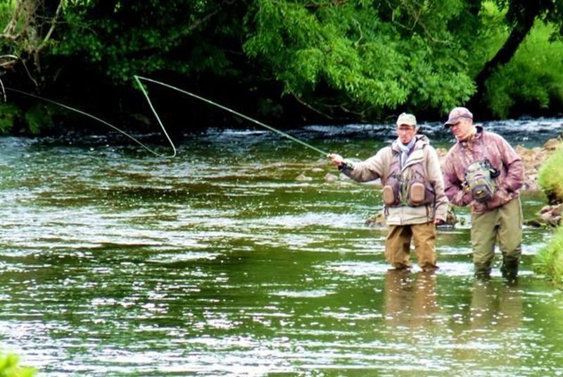 Trout fly fishing guiding